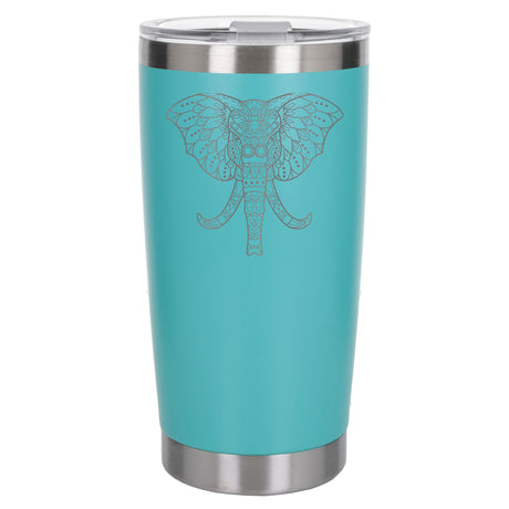 Turquoise Thermal Metal Coffee Cup