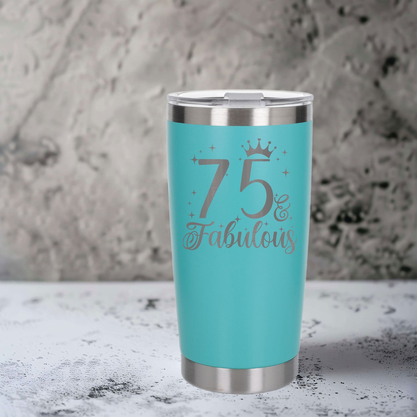 Turquoise Thermal Metal Coffee Cup