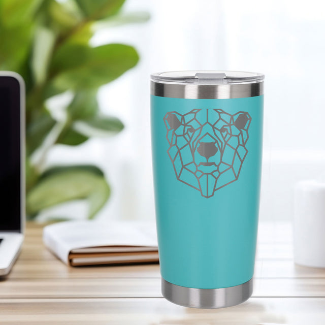Turquoise Thermal Metal Coffee Cup