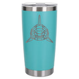 Turquoise Thermal Metal Coffee Cup