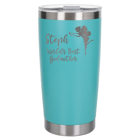 Turquoise Thermal Metal Coffee Cup