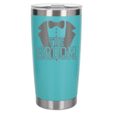 Turquoise Thermal Metal Coffee Cup