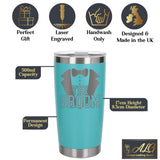 Turquoise Thermal Metal Coffee Cup
