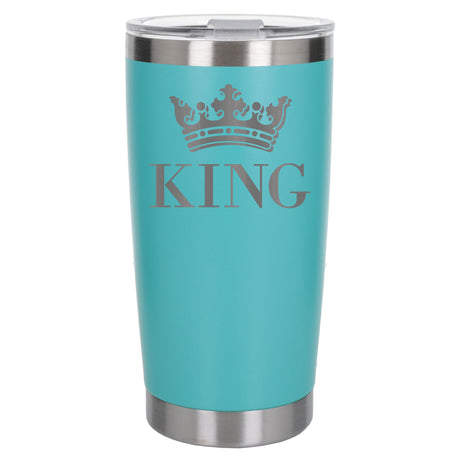 Turquoise Thermal Metal Coffee Cup