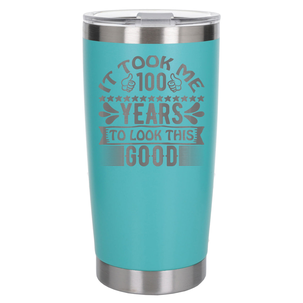 Turquoise Thermal Metal Coffee Cup