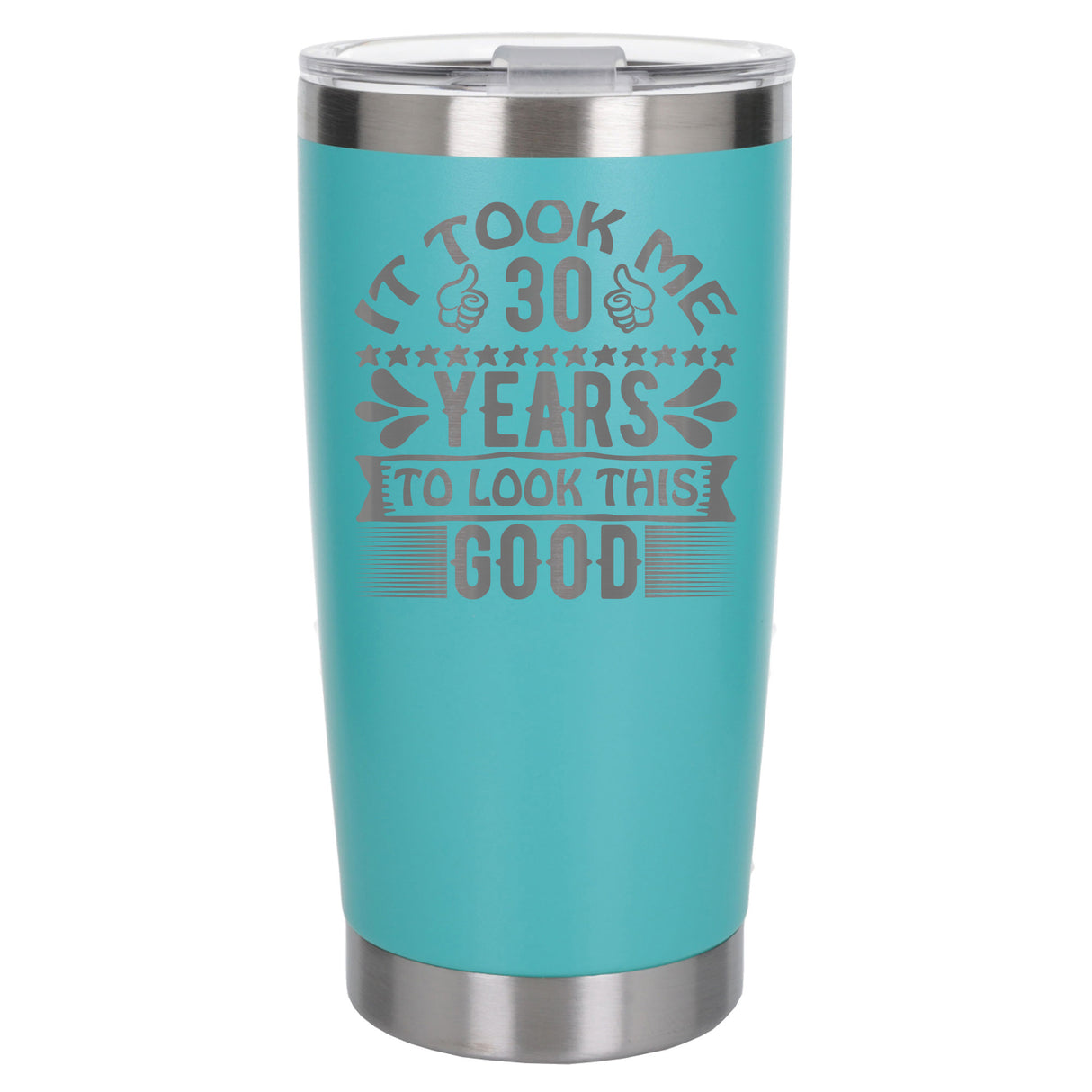 Turquoise Thermal Metal Coffee Cup