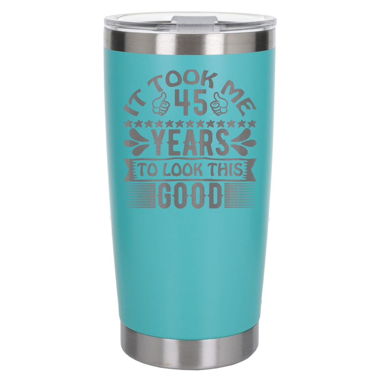 Turquoise Thermal Metal Coffee Cup