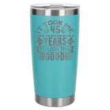 Turquoise Thermal Metal Coffee Cup