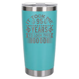 Turquoise Thermal Metal Coffee Cup