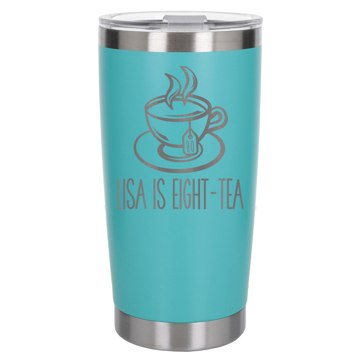 Turquoise Thermal Metal Coffee Cup