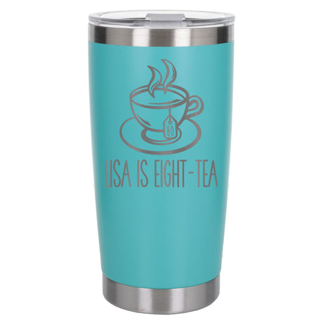 Turquoise Thermal Metal Coffee Cup