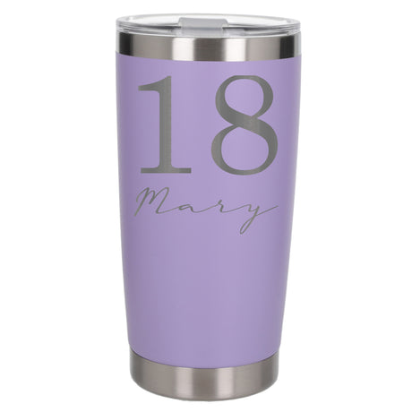 Lavender Thermal Metal Coffee Cup