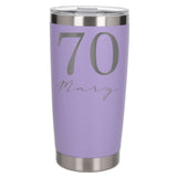 Lavender Thermal Metal Coffee Cup