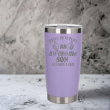 Lavender Thermal Metal Coffee Cup