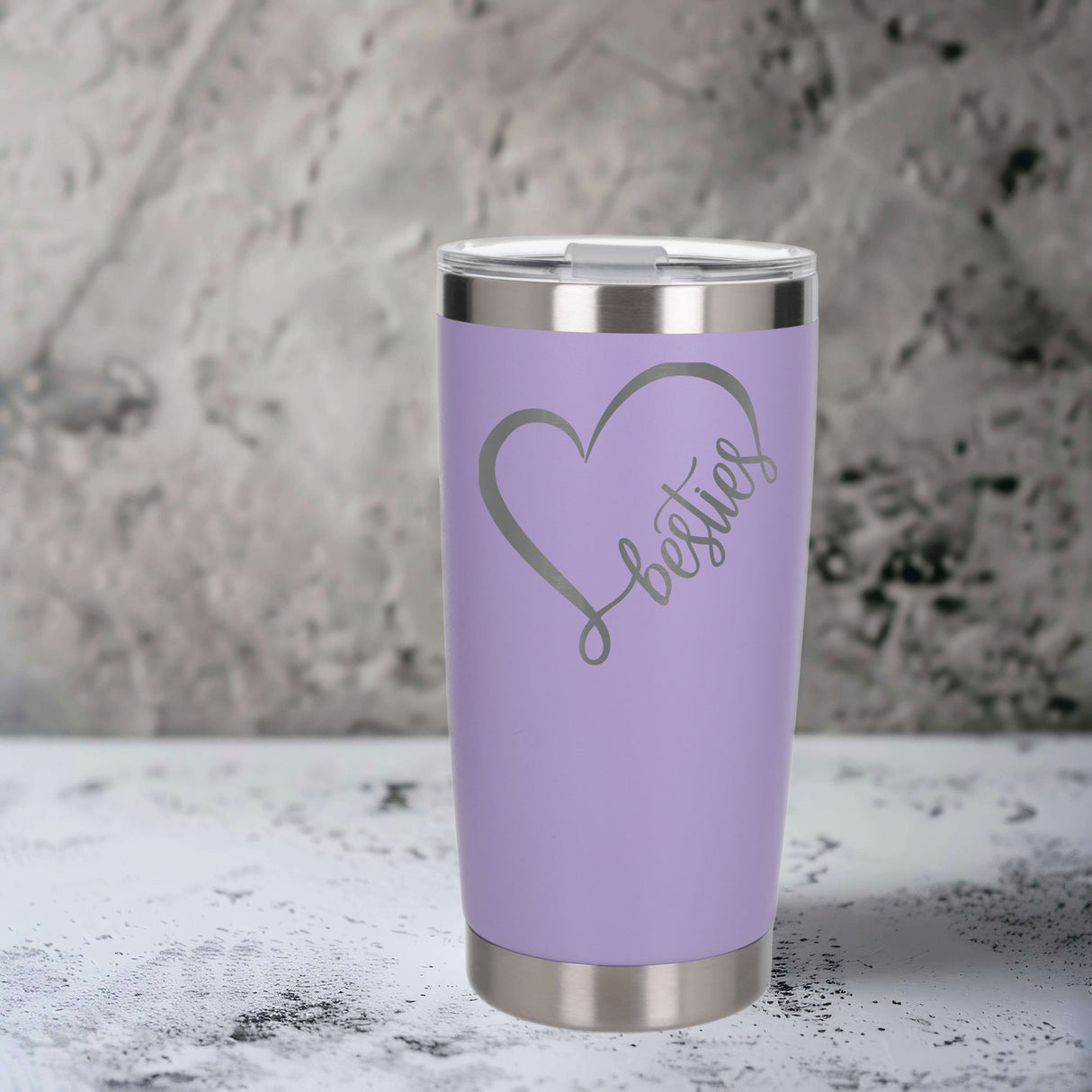 Lavender Thermal Metal Coffee Cup