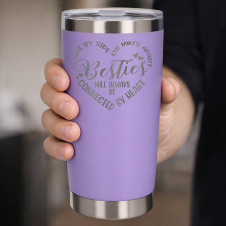 Lavender Thermal Metal Coffee Cup
