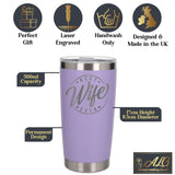 Lavender Thermal Metal Coffee Cup
