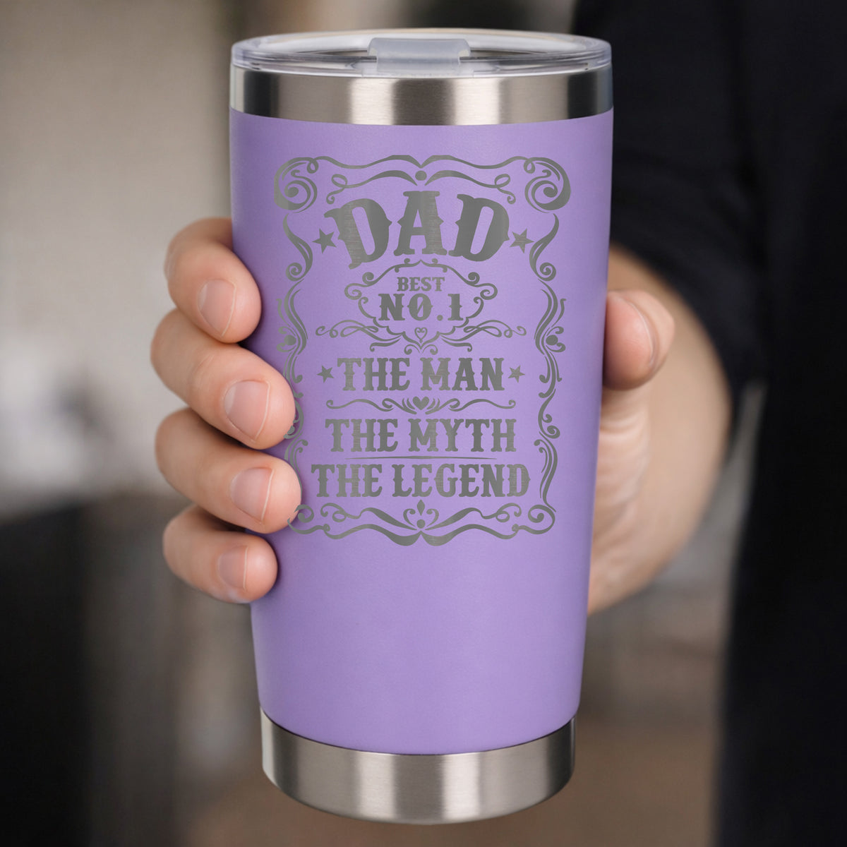 Lavender Thermal Metal Coffee Cup