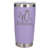 Lavender Thermal Metal Coffee Cup