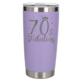 Lavender Thermal Metal Coffee Cup