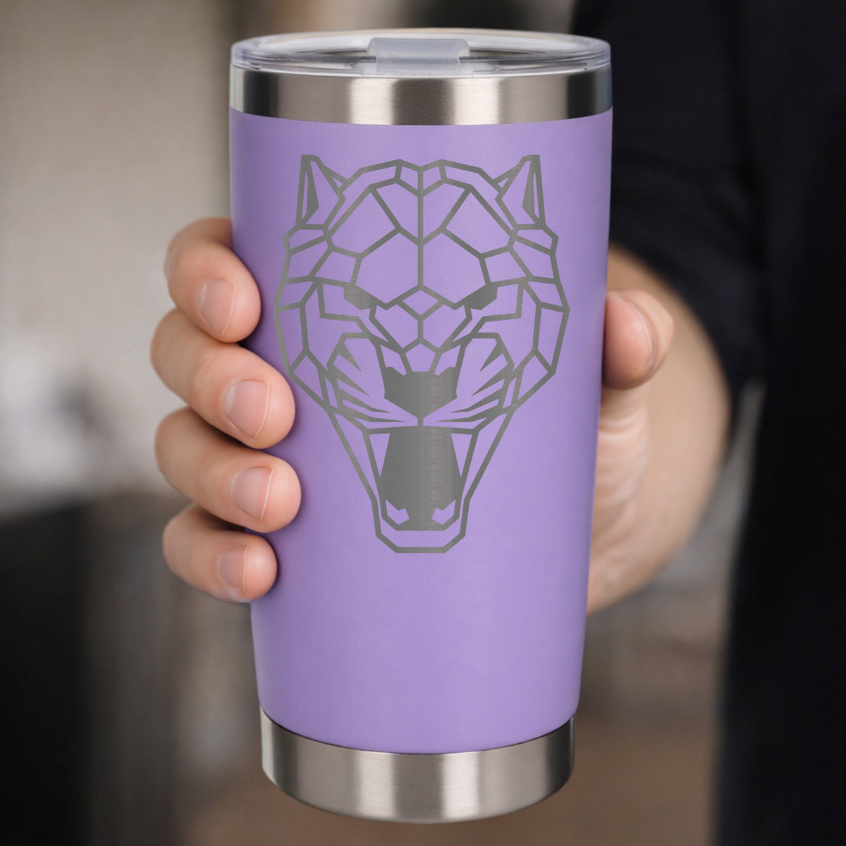 Lavender Thermal Metal Coffee Cup