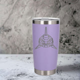 Lavender Thermal Metal Coffee Cup