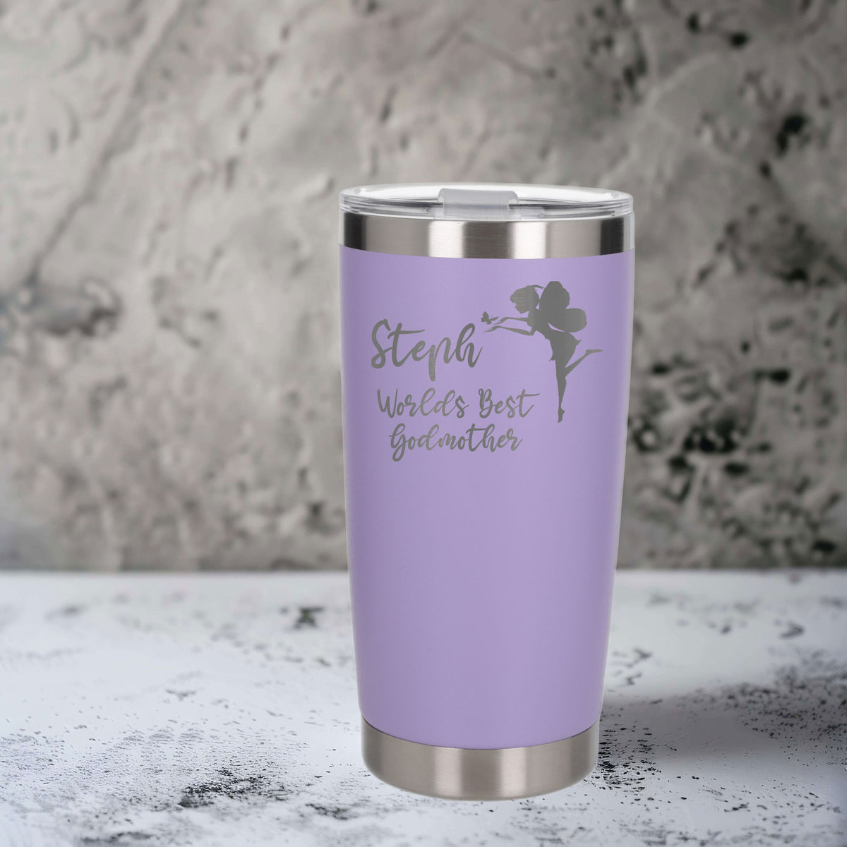 Lavender Thermal Metal Coffee Cup