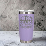 Lavender Thermal Metal Coffee Cup