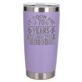 Lavender Thermal Metal Coffee Cup