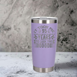 Lavender Thermal Metal Coffee Cup