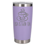 Lavender Thermal Metal Coffee Cup