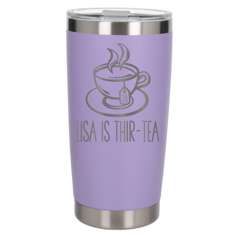 Lavender Thermal Metal Coffee Cup