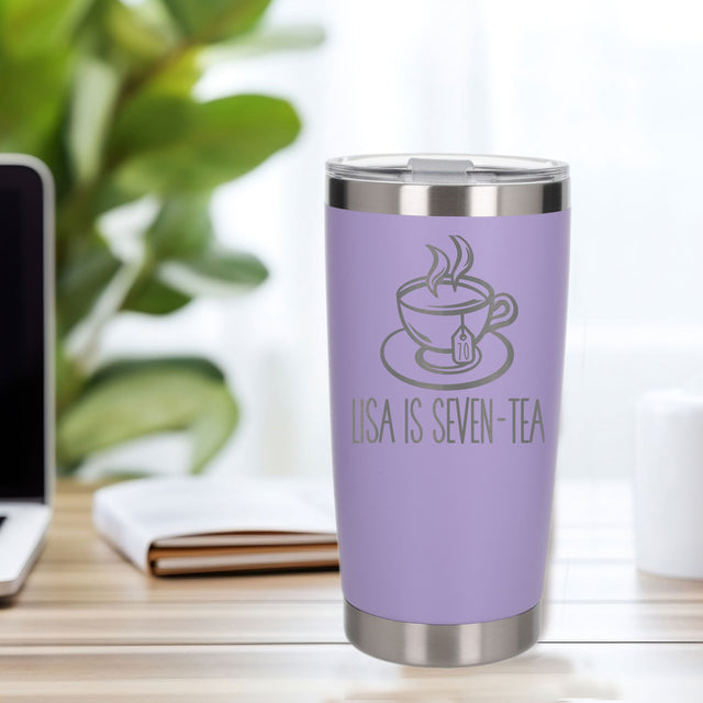 Lavender Thermal Metal Coffee Cup