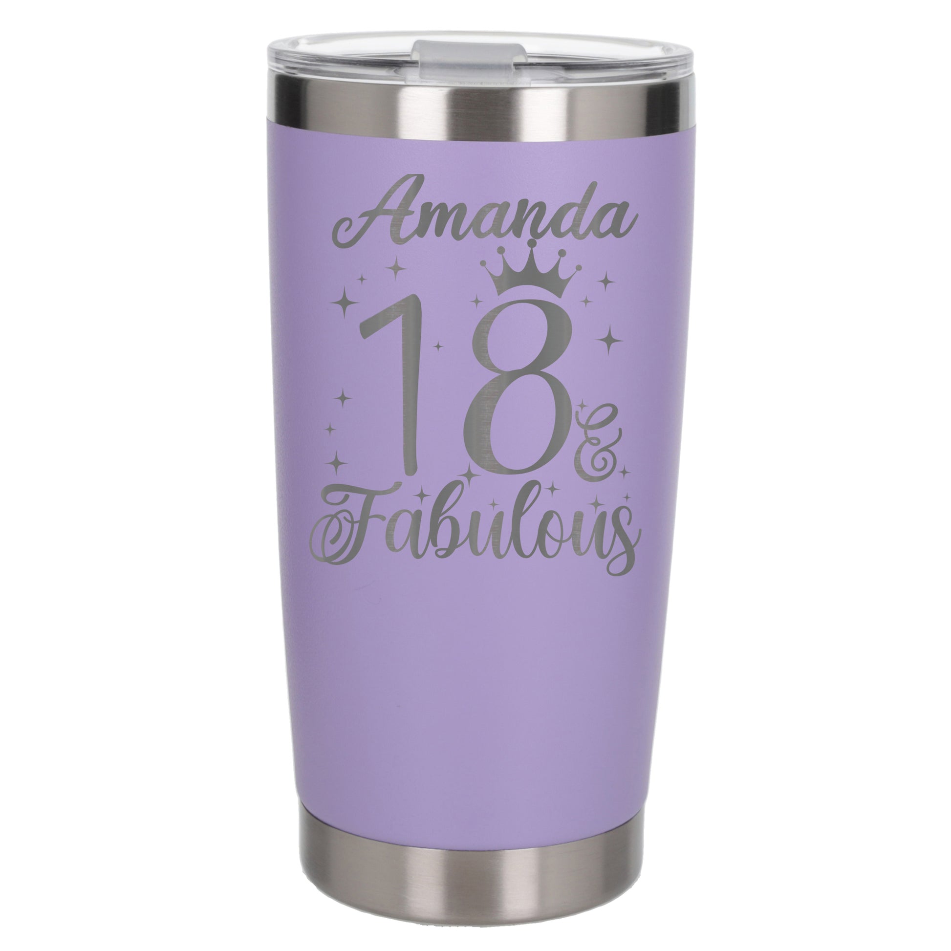 Lavender Thermal Metal Coffee Cup