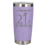 Lavender Thermal Metal Coffee Cup