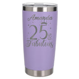 Lavender Thermal Metal Coffee Cup