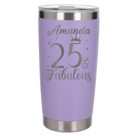Lavender Thermal Metal Coffee Cup