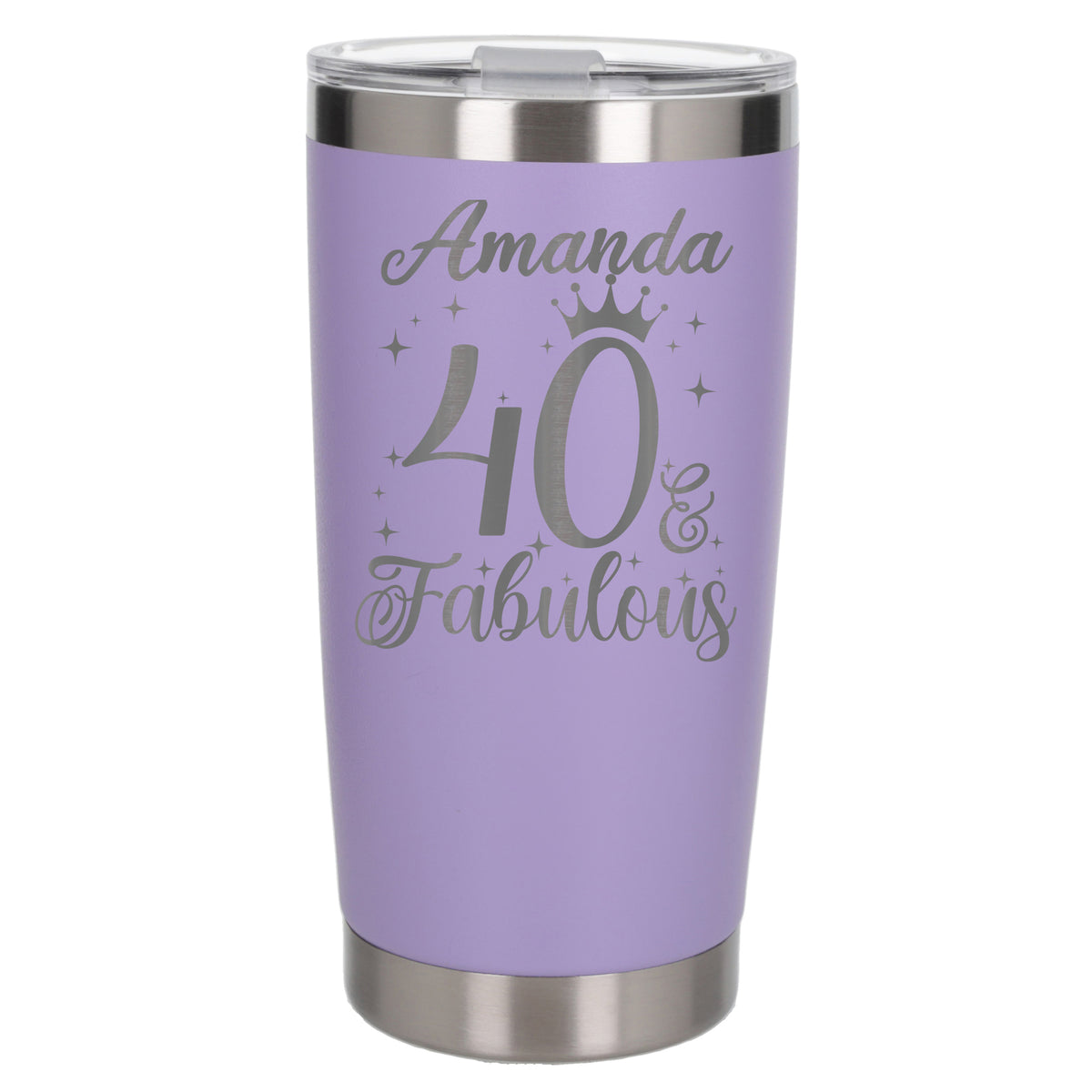 Lavender Thermal Metal Coffee Cup