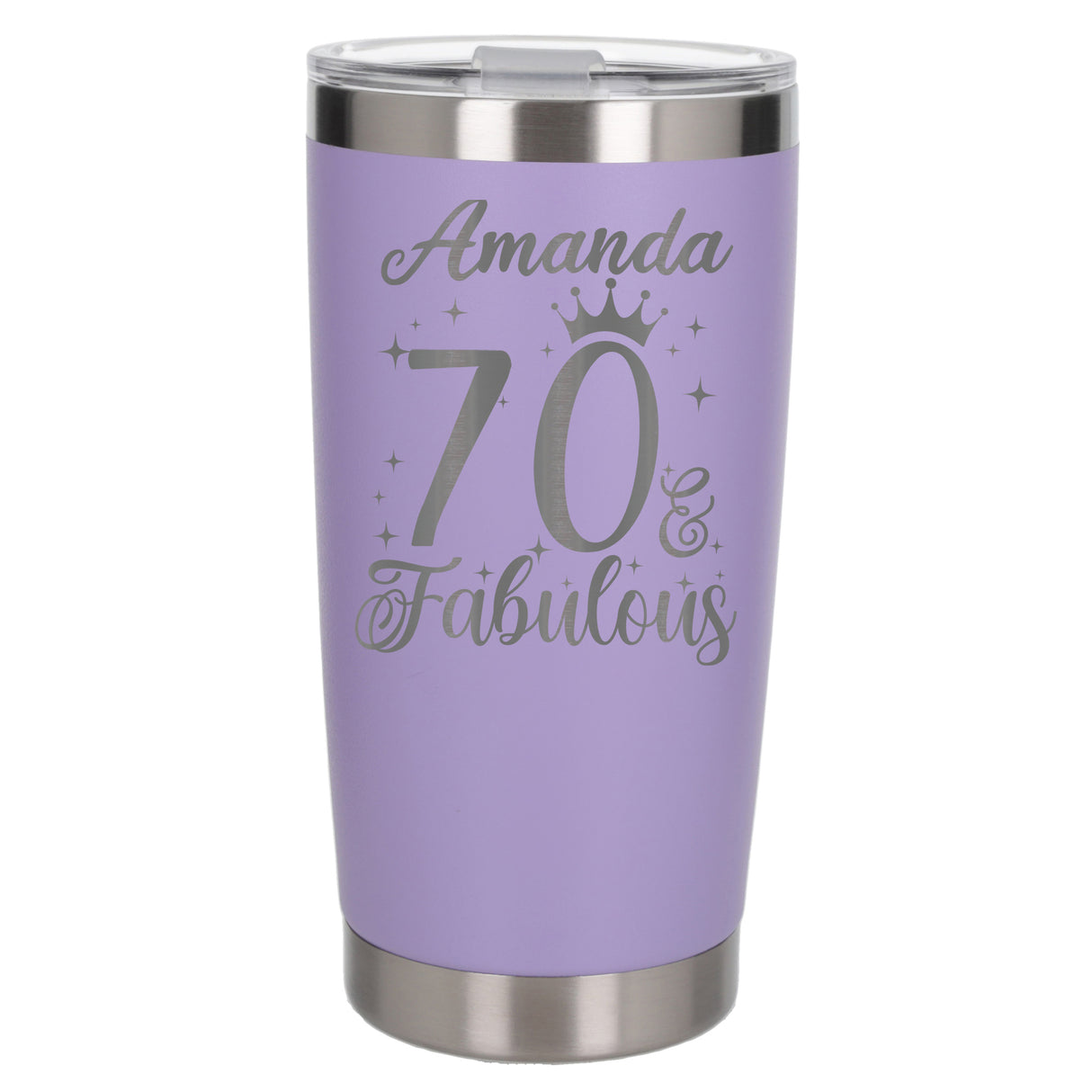 Lavender Thermal Metal Coffee Cup