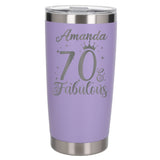 Lavender Thermal Metal Coffee Cup