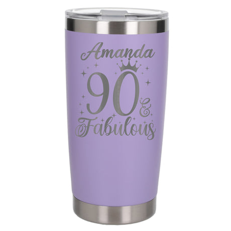 Lavender Thermal Metal Coffee Cup