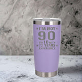 Lavender Thermal Metal Coffee Cup
