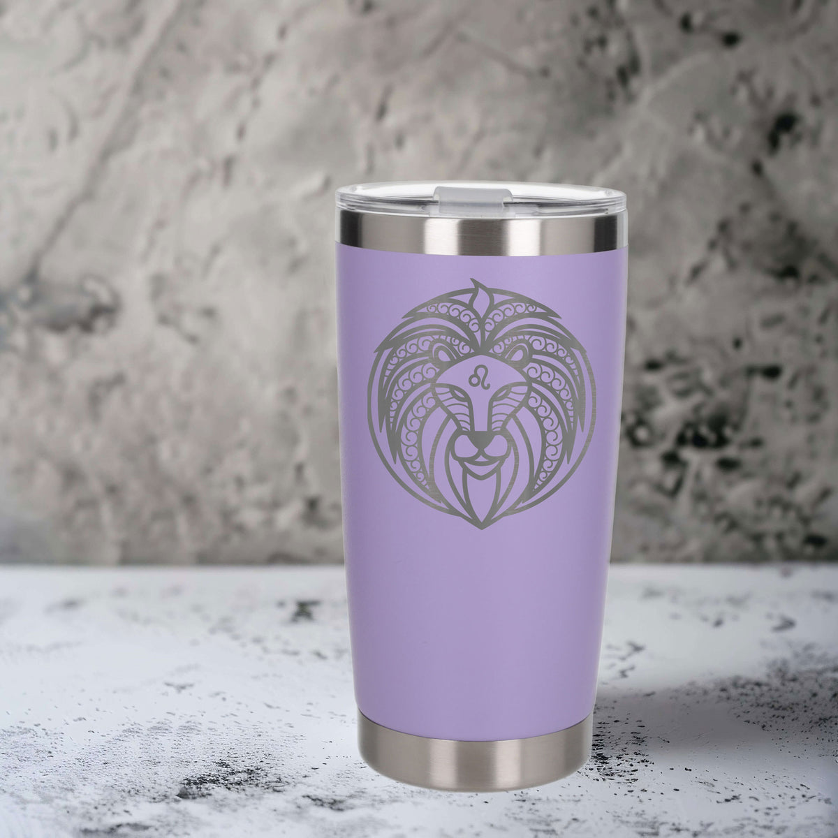Lavender Thermal Metal Coffee Cup