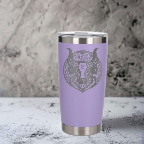 Lavender Thermal Metal Coffee Cup