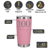 Light Pink Thermal Metal Coffee Cup