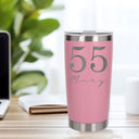 Light Pink Thermal Metal Coffee Cup