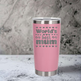 Light Pink Thermal Metal Coffee Cup