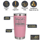 Light Pink Thermal Metal Coffee Cup