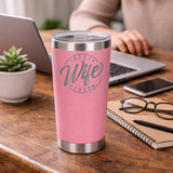 Light Pink Thermal Metal Coffee Cup