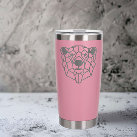 Light Pink Thermal Metal Coffee Cup